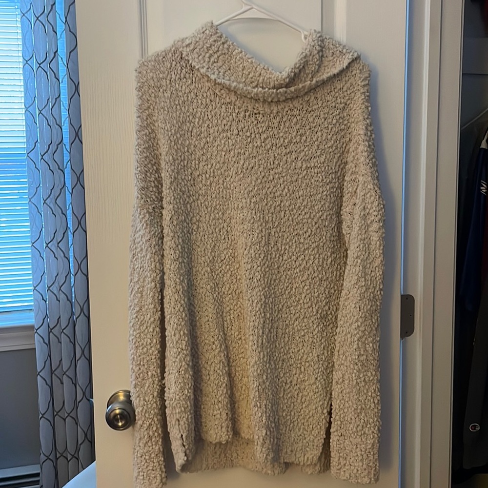 Pink rose sweater